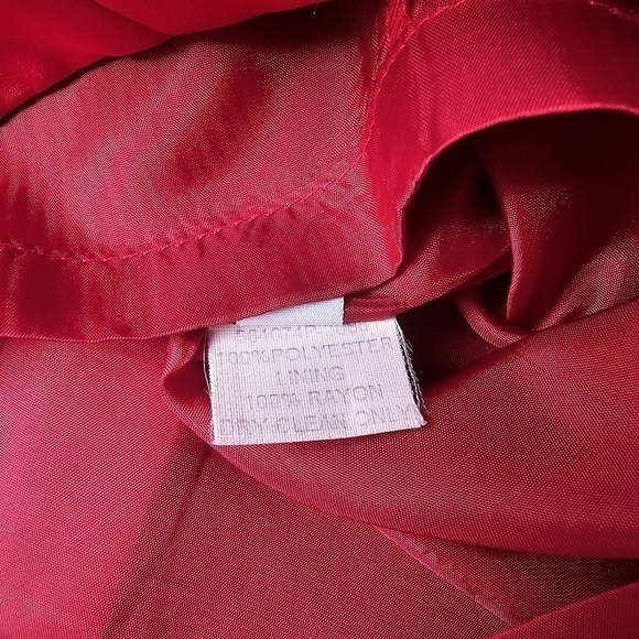 Isabel Ardee Vintage Classic Red Dress, Made in USA, Size Medium - Picture 10 of 11